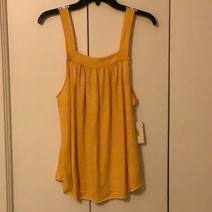 Free People top size S. Poppy Gold.